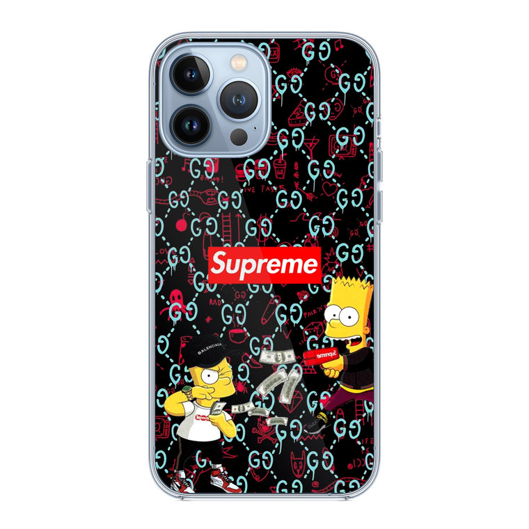 Bart Sup Bape Camo iPhone 13 Pro Max Case