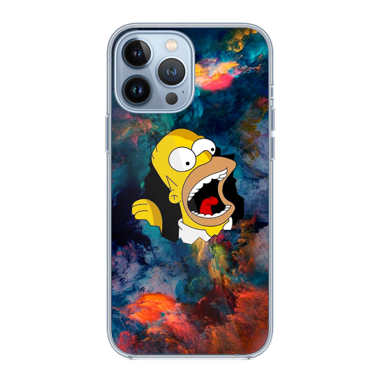 Homer Behind The Black Hole iPhone 13 Pro Max Case