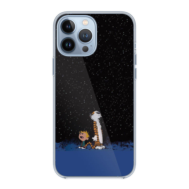 Calvin and Hobbes Space iPhone 13 Pro Case