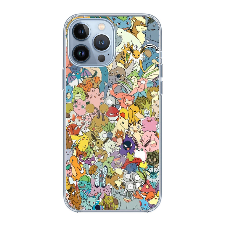 All Pokemon Characters iPhone 13 Pro Case