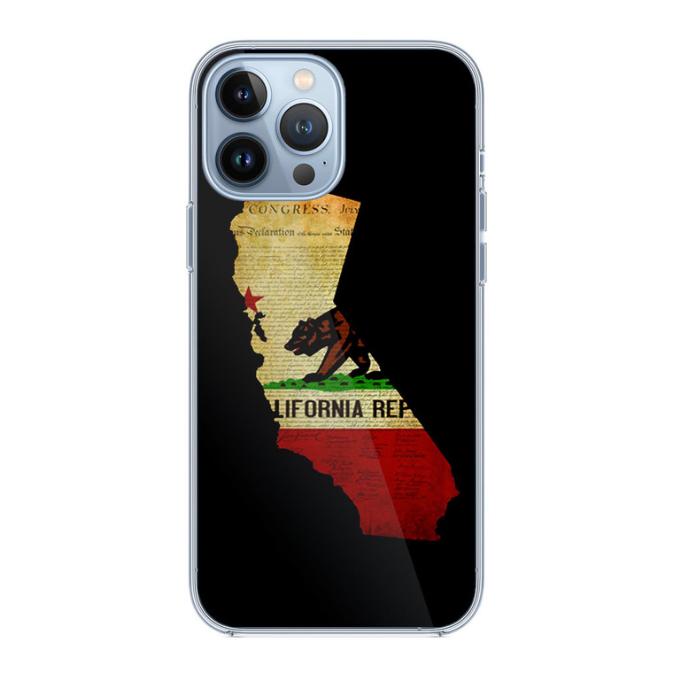 California State Grunge iPhone 13 Pro Case