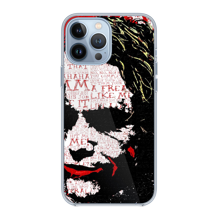 Joker Typograph iPhone 13 Pro Case