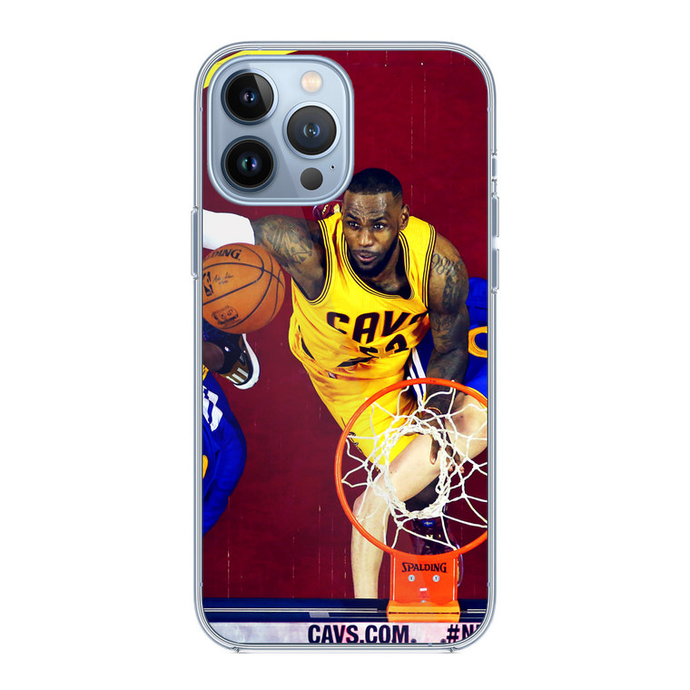 Lebron James Nba Basketball Rebound iPhone 13 Pro Case