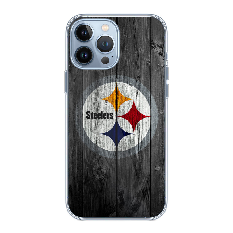 Pittsburgh Steelers Wood iPhone 13 Pro Case