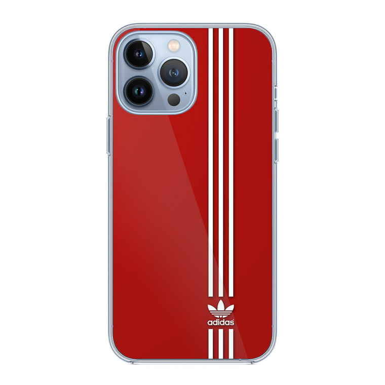 Brand Adidas Red White Sport iPhone 13 Pro Case