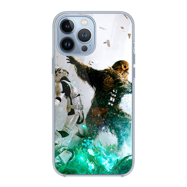 Chewbacca Vs Stormtrooper iPhone 13 Pro Case