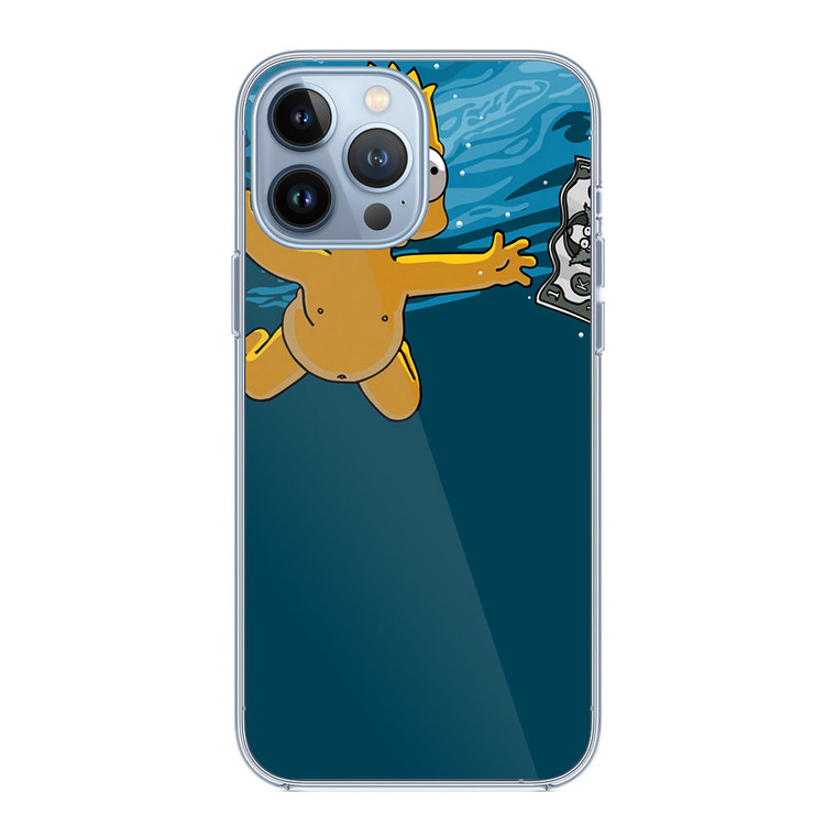 Swimming For Money Bart iPhone 13 Pro Case