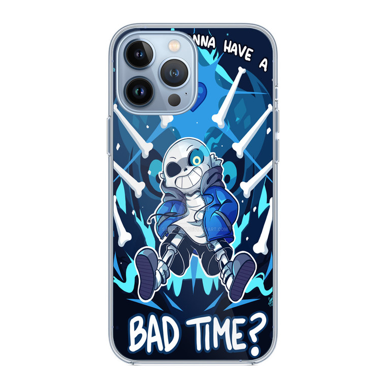 Undertale Sans Bad Time iPhone 13 Pro Case