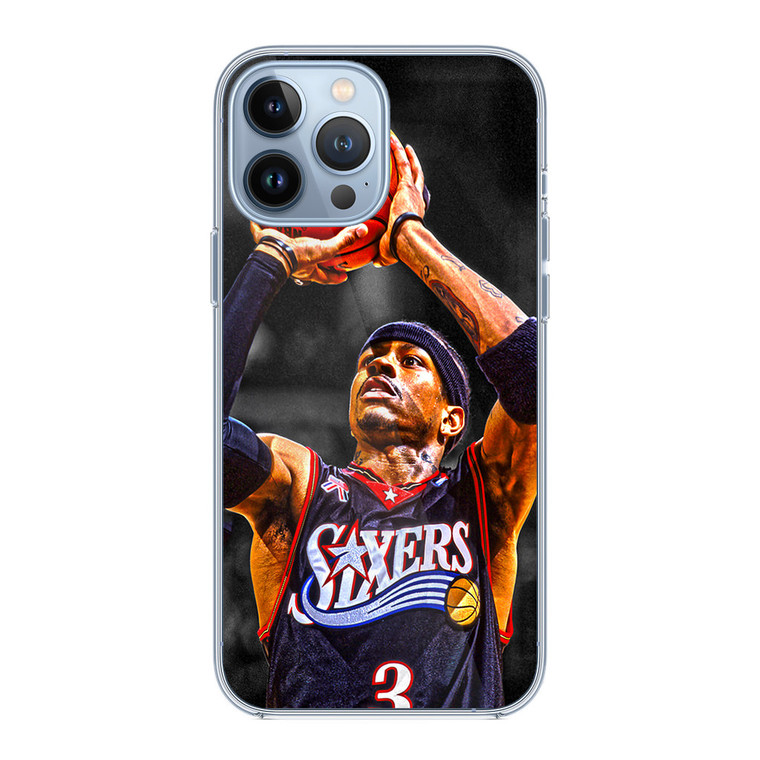 Allen Iverson Sixers iPhone 13 Pro Case