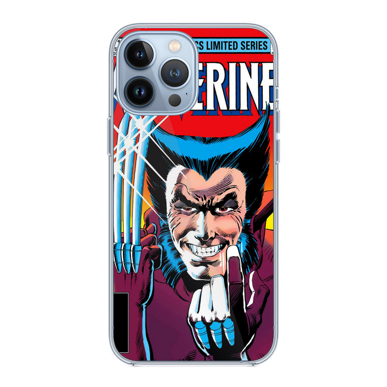 Marvel Comics Cover Wolverine iPhone 13 Pro Case