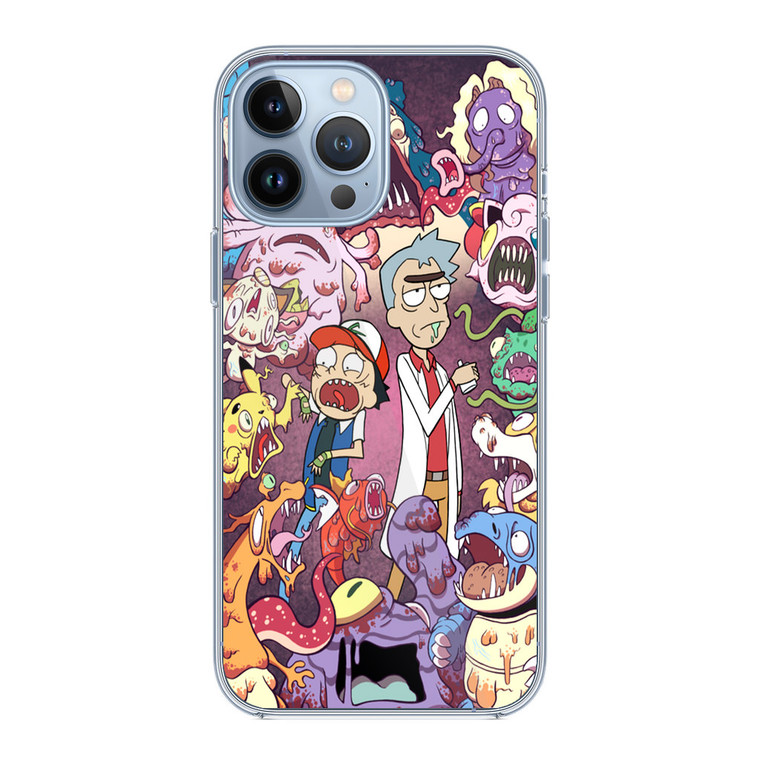Rick And Morty Pokemon1 iPhone 13 Pro Case