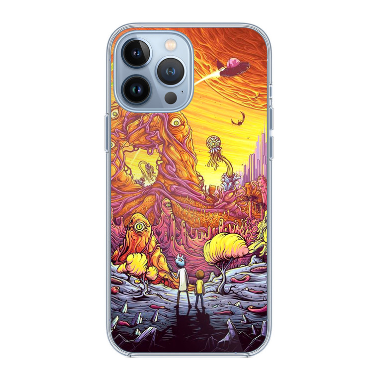 Rick and Morty Alien Planet iPhone 13 Pro Case