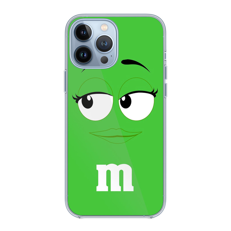 M&M's Green iPhone 13 Pro Case