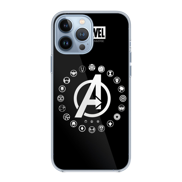 Marvel Universe Logo iPhone 13 Pro Case
