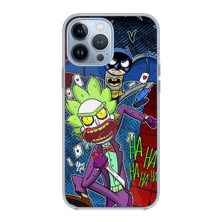 Rick and Morty Joker Batman iPhone 13 Pro Case