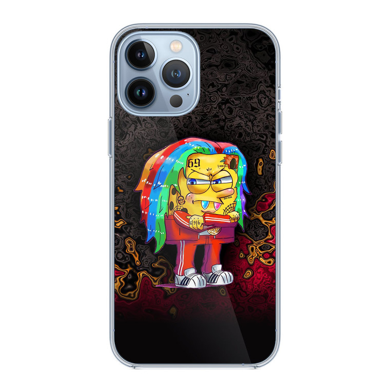 Spongebob Hypebeast 69 Mode iPhone 13 Pro Case