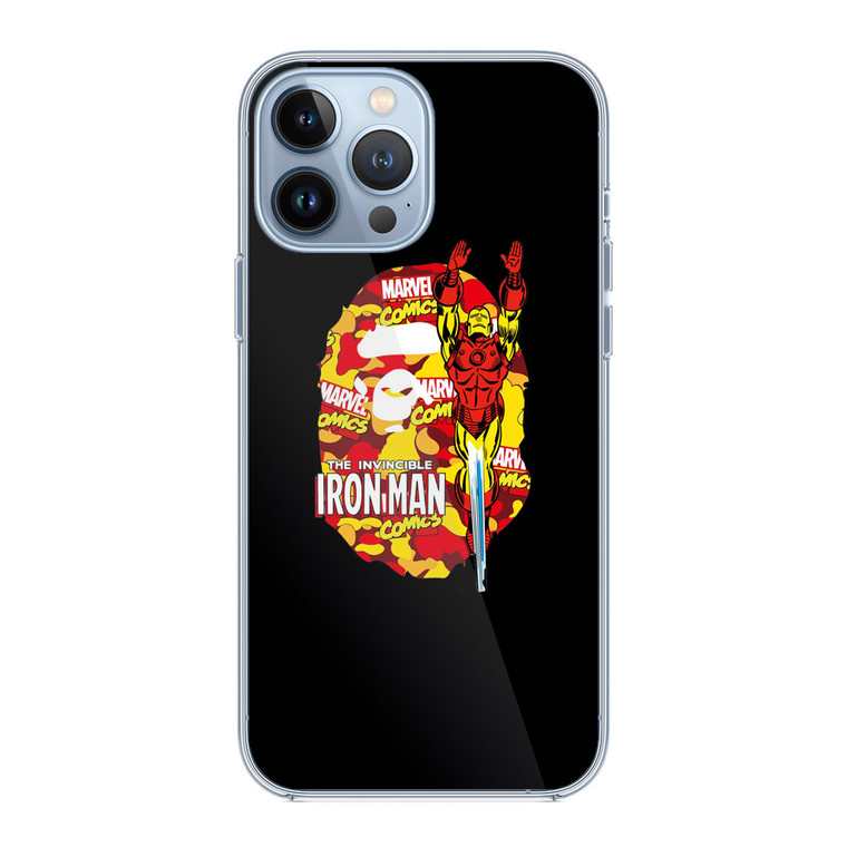 Marvel X Bape Iron Man iPhone 13 Pro Case