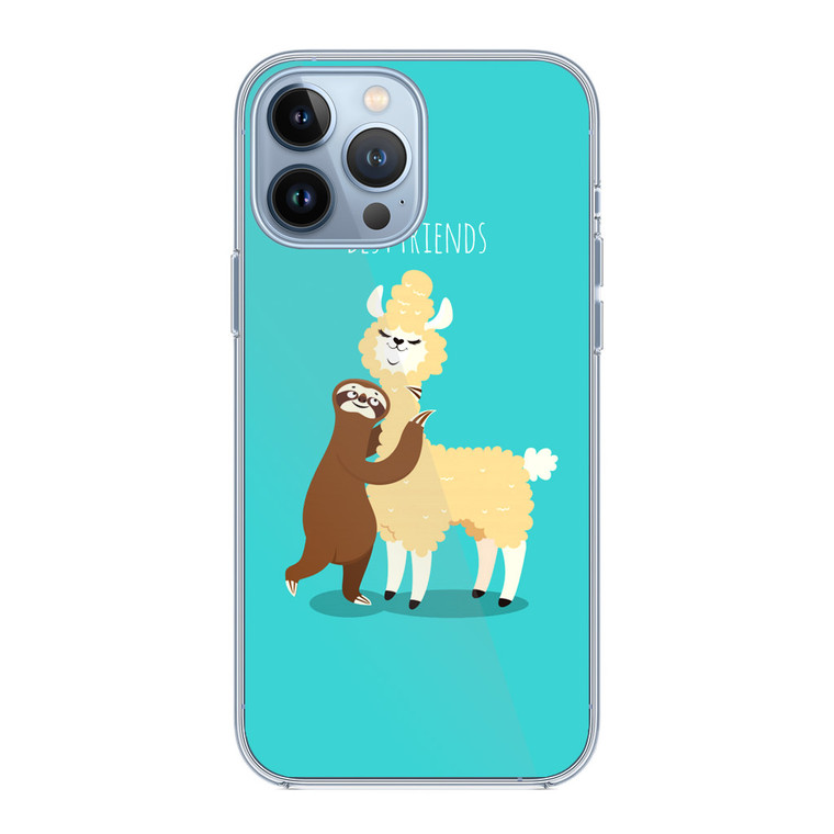 LLama and Sloth Best Friends iPhone 13 Pro Case
