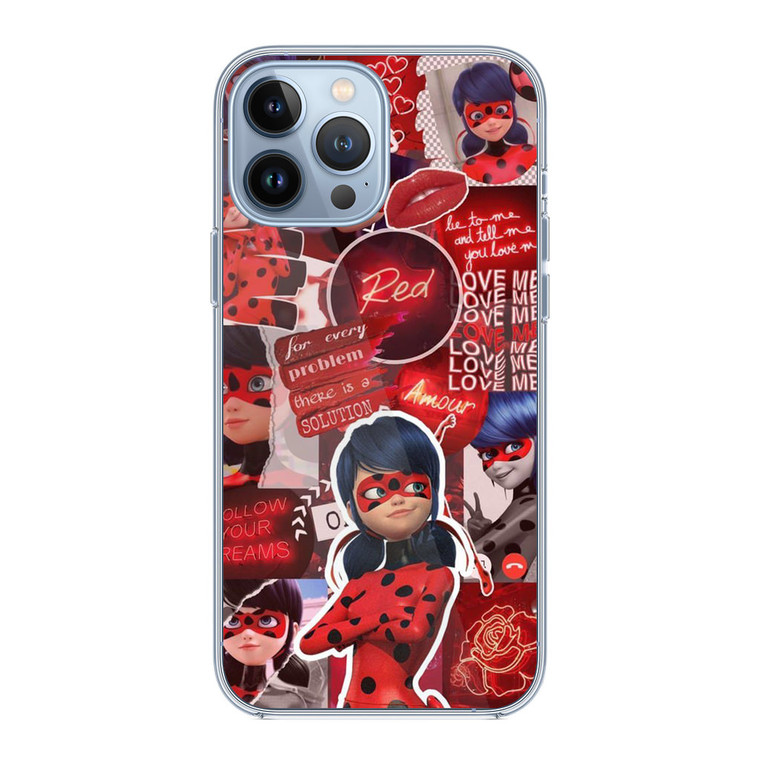 LadyBug Collage iPhone 13 Pro Case