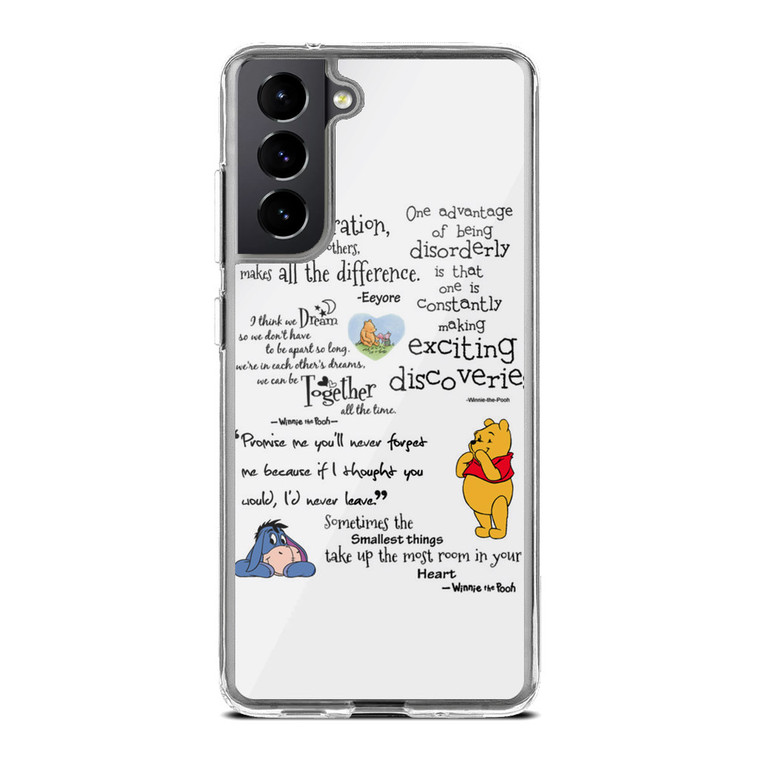 Winnie The Pooh Quotes 2 Samsung Galaxy S21 FE Case