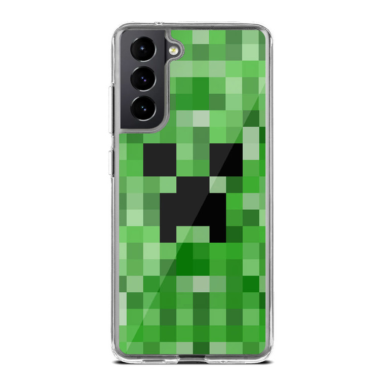Minecraft Creeper Samsung Galaxy S21 FE Case