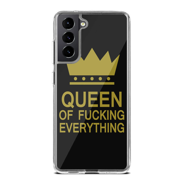 Queen of Fucking Everything Logo Samsung Galaxy S21 FE Case