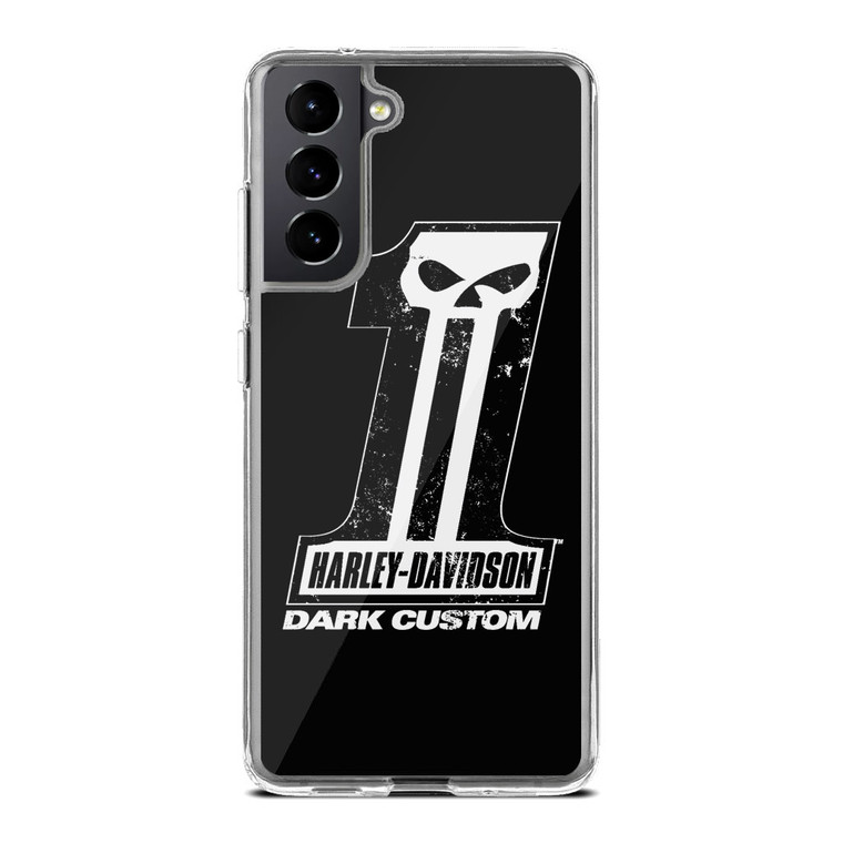 Harley Davidson Dark Custom Samsung Galaxy S21 FE Case