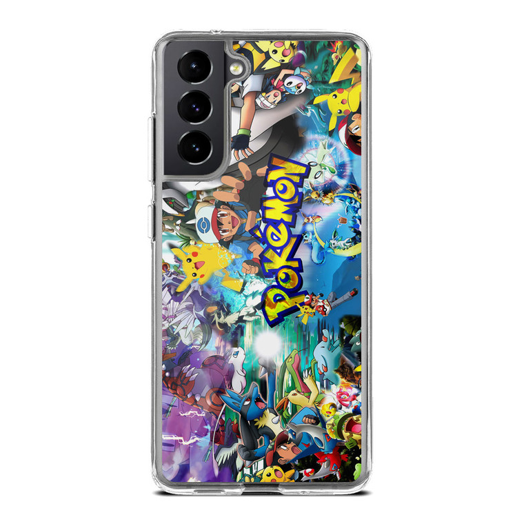 Pokemon Collage Samsung Galaxy S21 FE Case