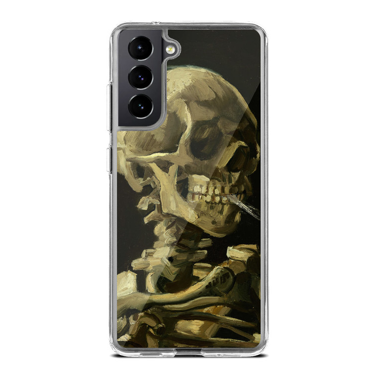 Van Gogh skeleton Samsung Galaxy S21 FE Case