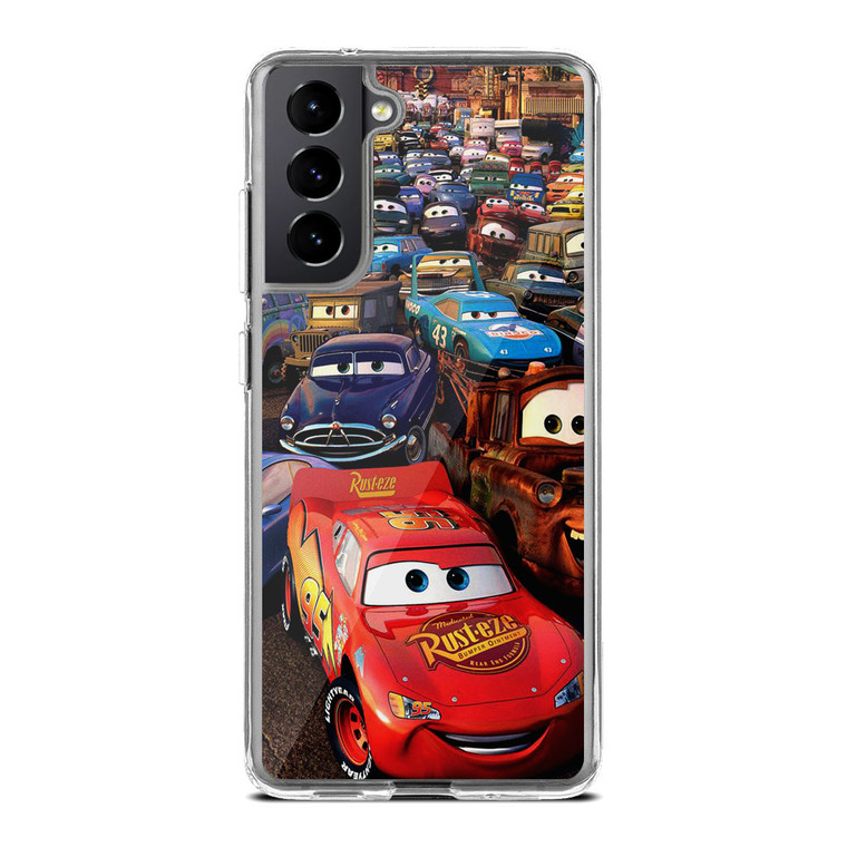 Lightning McQueen Disney Cars Samsung Galaxy S21 FE Case