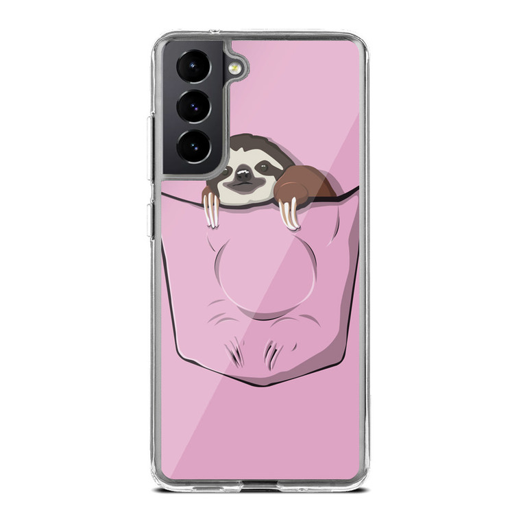 Sloth In A Pocket Samsung Galaxy S21 FE Case