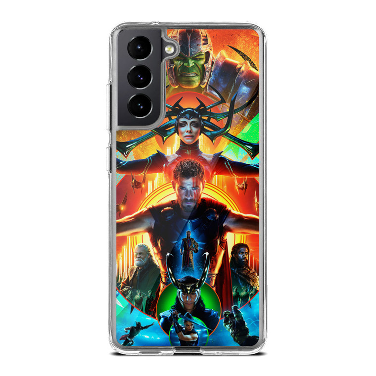 Hulk Hela Thor In Thor Ragnarok Samsung Galaxy S21 FE Case