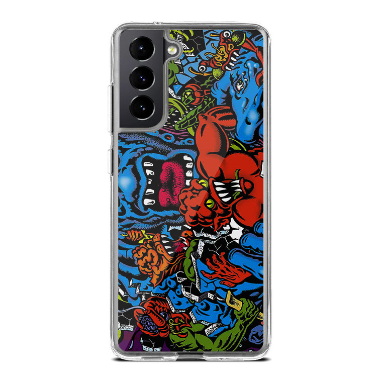 Santa Cruz Skateboard Art Samsung Galaxy S21 FE Case