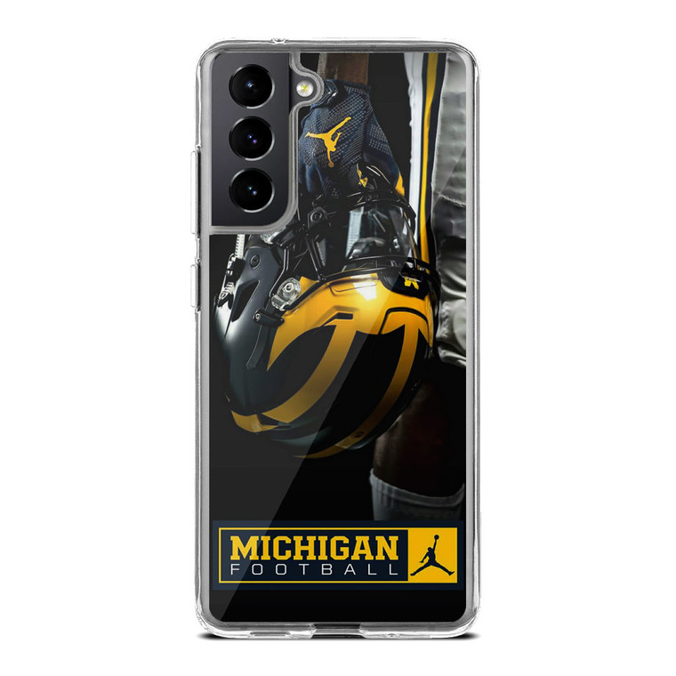 Michigan Wolverines Samsung Galaxy S21 FE Case