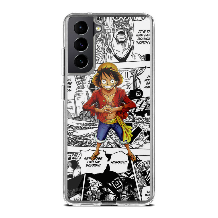 One Piece Comics Samsung Galaxy S21 FE Case