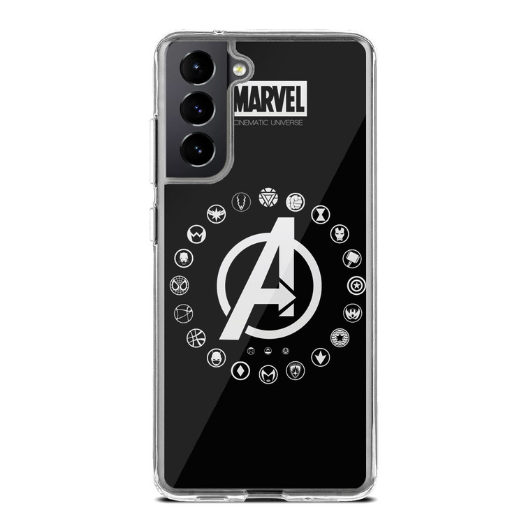 Marvel Universe Logo Samsung Galaxy S21 FE Case
