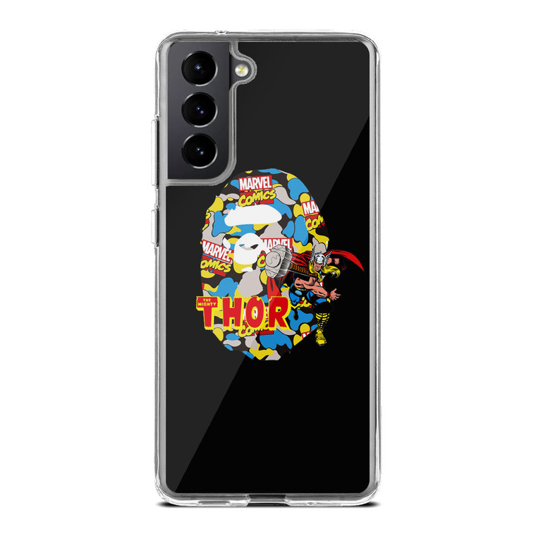 Marvel X Bape Thor Samsung Galaxy S21 FE Case