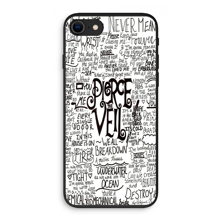 Pierce The Veil Song Lyric iPhone SE 3rd Gen 2022 Case