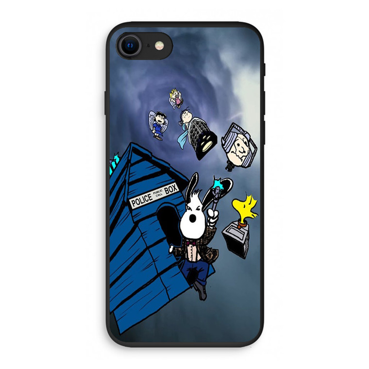 Snoopy Tardis Dr Who iPhone SE 3rd Gen 2022 Case