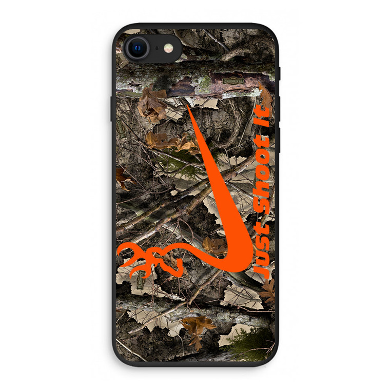 Nike Browning Just Shoot It iPhone SE 3rd Gen 2022 Case