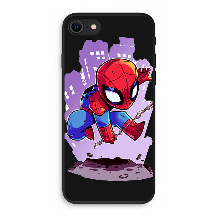 Spiderman Chibi Minimalism iPhone SE 3rd Gen 2022 Case