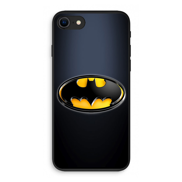 Batman Black Logo iPhone SE 3rd Gen 2022 Case