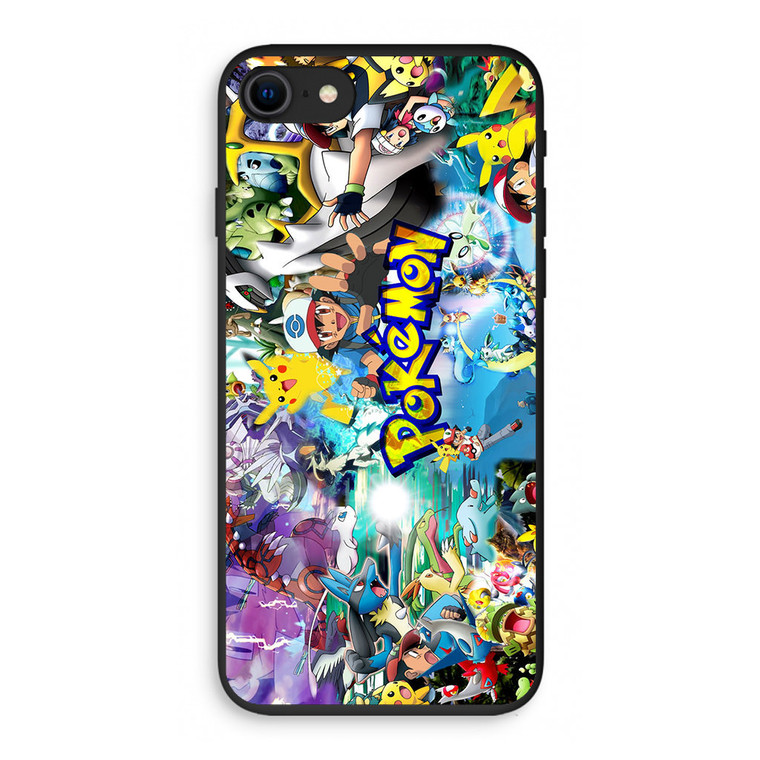 Pokemon Collage iPhone SE 3rd Gen 2022 Case