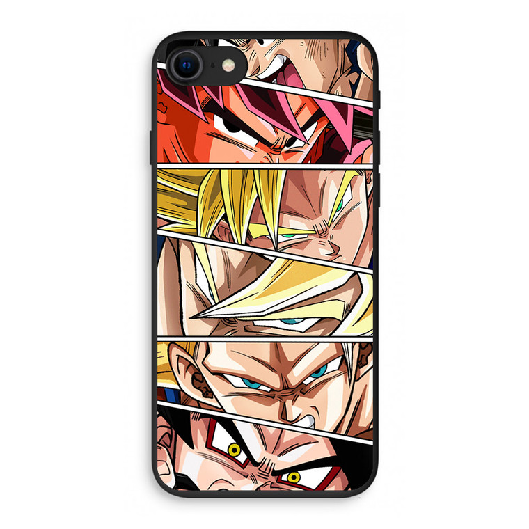 Goku Forms iPhone SE 3rd Gen 2022 Case