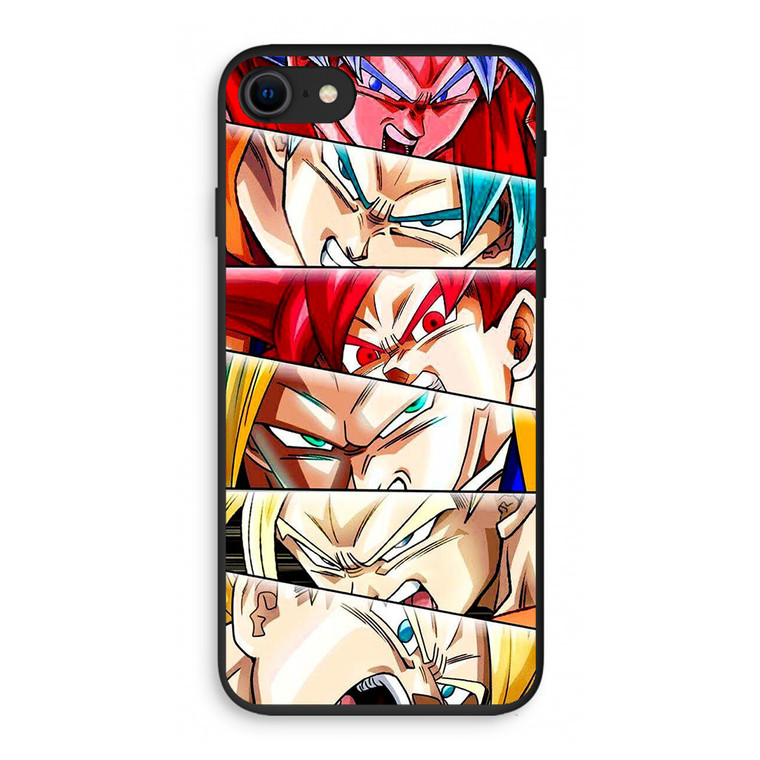 Goku Forms 2 iPhone SE 3rd Gen 2022 Case