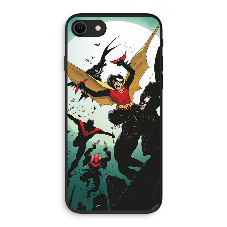 Robin, Red Robin, Red Hood and Nightwing iPhone SE 3rd Gen 2022 Case