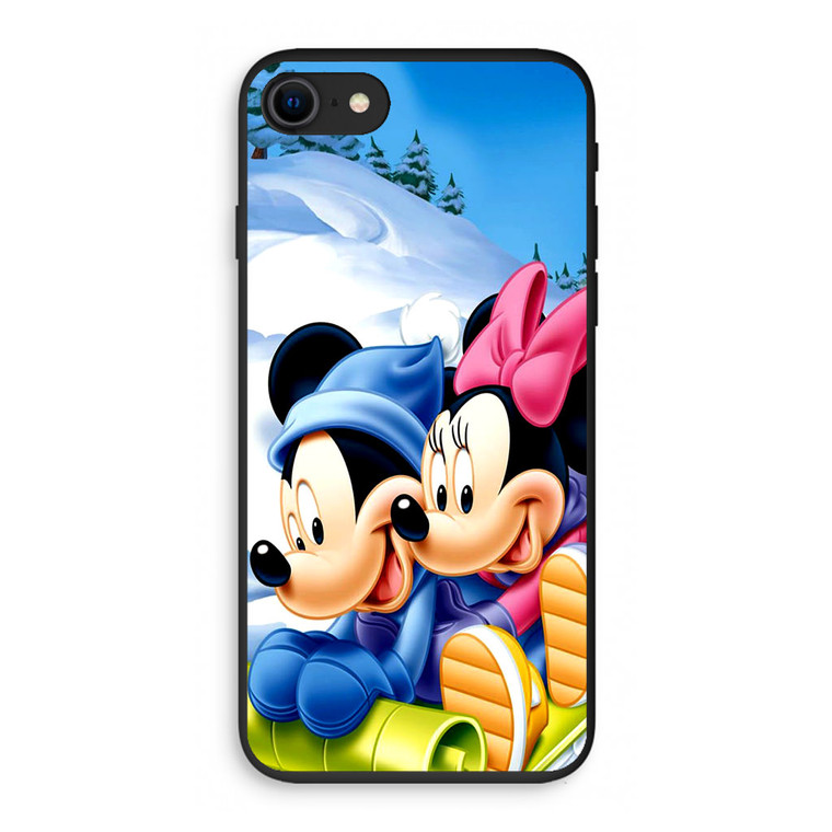 Mickey Mouse and Minnie Mouse iPhone SE 3rd Gen 2022 Case