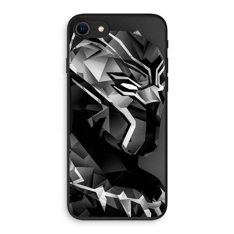 Black Panther Digital Art iPhone SE 3rd Gen 2022 Case