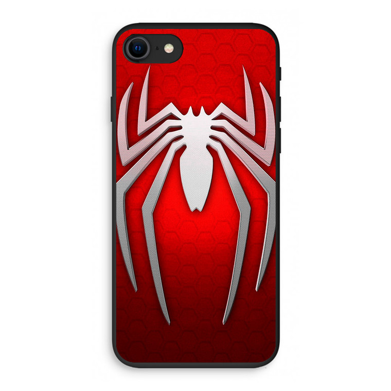 Spiderman Logo Red White iPhone SE 3rd Gen 2022 Case