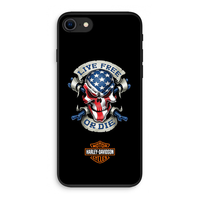 Harley Davidson Live Free iPhone SE 3rd Gen 2022 Case